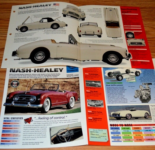 1951 nash healey specs - nash,
