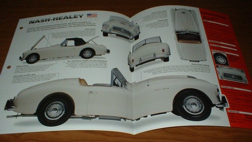 1951 nash healey - spec, sheet